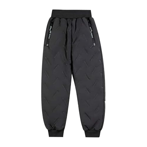 Generisch Jungen Mädchen Hose Plüsch Verdickt Kinder Gefütterte Jogginghose Winddicht Thermohose Schneehose Winter Warme Sporthose Outdoorhose Wanderhose Winterhose 2-14 Jahre von Generisch