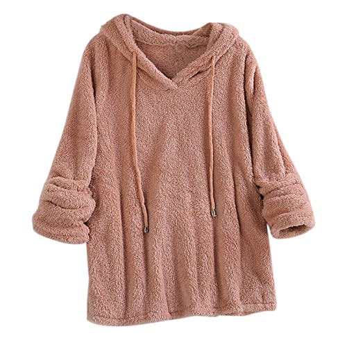 Generisch Kapuzenpullover Für Damen Warmer Teddy Teddyfell Kuschel Pulli Elegant Lang Hoodies Winter Warm Oberteil Kordelzug Kapuzenpullis Kapuzensweatshirt Lose Sport Hoody Tops Generisch Kapuzenpullover Für Damen Warmer Teddy Teddyfell Kuschel Pulli Elegant Lang Hoodies Winter Warm Oberteil Kordelzug Kapuzenpullis Kapuzensweatshirt Lose Sport Hoody Tops von Generisch