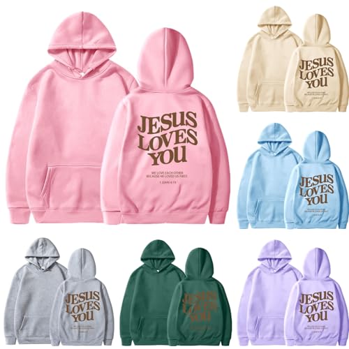 Generisch Kapuzenpullover Herren Jesus Brief Druck Reine Farbe Kapuzensweatshirt Hoodies Lässige Fit Herrenpullover Männer Sweatshirt Mit Taschen Kapuzenpulli Sweatshirt Sportlicher Pullover Hoodies Generisch Kapuzenpullover Herren Jesus Brief Druck Reine Farbe Kapuzensweatshirt Hoodies Lässige Fit Herrenpullover Männer Sweatshirt Mit Taschen Kapuzenpulli Sweatshirt Sportlicher Pullover Hoodies von Generisch