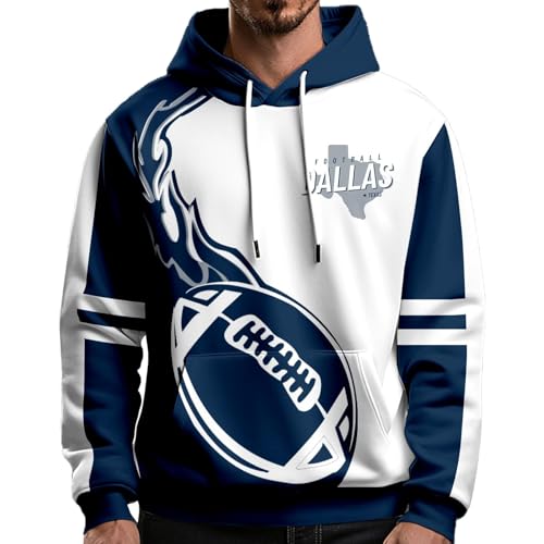 Generisch Kapuzenpullover Herren Weiß Sweatpullover Herren Mit Kapuze Druckte Sweatshirt Oversized Kapuzenpulli 3D-Druck Hoodie Casual Sweatjacke Wärme Kapuzenjacke Herbst Winter Übergangsmantel von Generisch