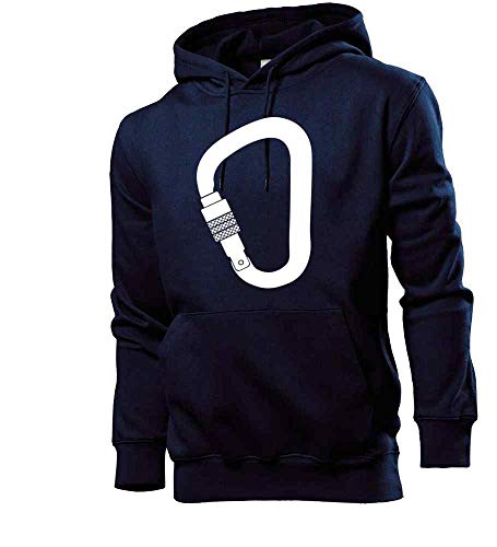 Generisch Karabiner Klettern Männer Hoodie Sweatshirt Navy XXL Generisch Karabiner Klettern Männer Hoodie Sweatshirt Navy XXL von Generisch
