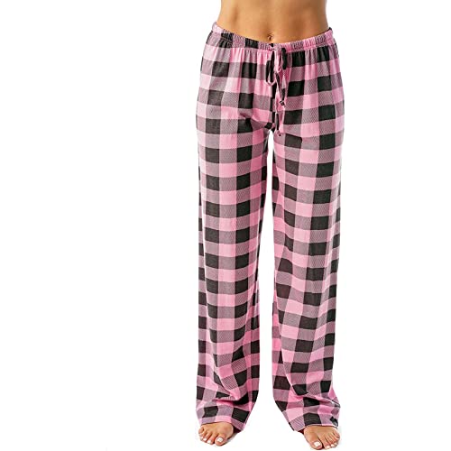 Generisch Karierte Hose Damen Weihnachts Schlafanzug Pärchen Pyjama Hose Weihnachts Schlafanzug Damen Pyjama Damen Kariert Pyjamahose Weihnachten Schlafanzug Kariert Damen Rote Hose Damen von Generisch