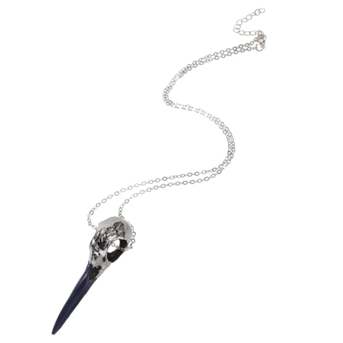 Generisch Kettenanhänger Vogelkopf Gothic Halskette für Damen Kreative Schmuckstücke für Halloween und Besondere Anlässe Elegantes Design für Tag für Freunde und Familie Generisch Kettenanhänger Vogelkopf Gothic Halskette für Damen Kreative Schmuckstücke für Halloween und Besondere Anlässe Elegantes Design für Tag für Freunde und Familie von Generisch