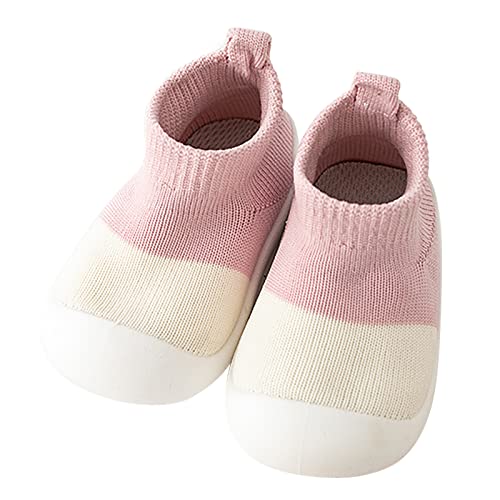 Generisch Kind 3 Monate Jungen Kinder Freizeitschuhe Mesh Soft Bottom Atmungsaktive Slip On Sportschuhe Socken Schuhe (19.5 Infant) von Generisch