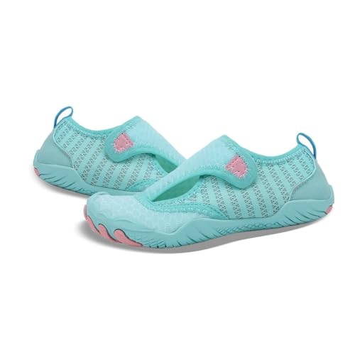 Generisch Kinder Badeschuhe, Mädchen Jungen Barfußschuhe Aquaschuhe Schwimmschuhe Wasserschuhe rutschfeste Schnell Trocknend Atmungsaktive Leichte Strandschuhe für Beach Pool von Generisch