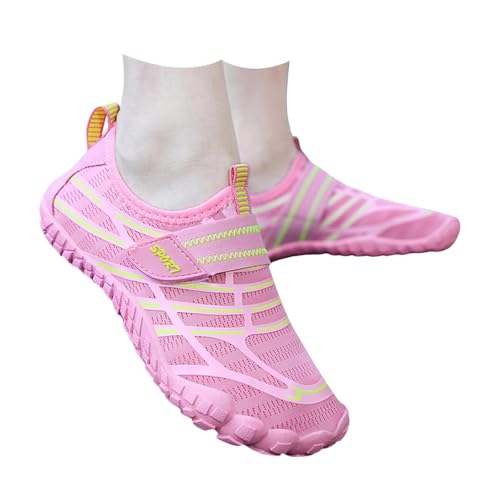 Generisch Kinder Barfußschuhe Breite Zehenbox Jungen Mädchen Hausschuhe Minimalistische Wanderschuhe Sportschuhe Laufschuhe Walking Schuhe 26-37EU von Generisch