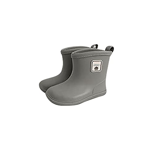 Generisch Kinder Gummistiefel Spielen Wasser Sport Garten Strand Gummistiefel Regenstiefel Weich Gummistiefel Kinder Jungen Kurzschaft Jungen/mädchen Gefütterte Regenschuhe von Generisch