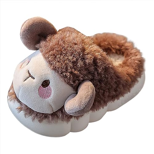 Generisch Kinder Hausschuhe Mädchen Weich barfuss Leichte Rutschfeste Indoor Pantoffeln Warm Fleece Slippers Atmungsaktive​Weich Kleinkinder Schuhe ​Unisex von Generisch