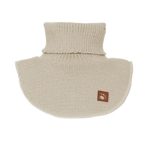 Generisch Kinder Jungen Mädchen Loopschal Rollkragen Schornstein Loop Sehr Warm Kragenpullover Winter Herbst Winterloopschal (Beige) von Generisch