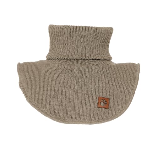 Generisch Kinder Jungen Mädchen Loopschal Rollkragen Schornstein Loop Sehr Warm Kragenpullover Winter Herbst Winterloopschal (Beige Melange) von Generisch