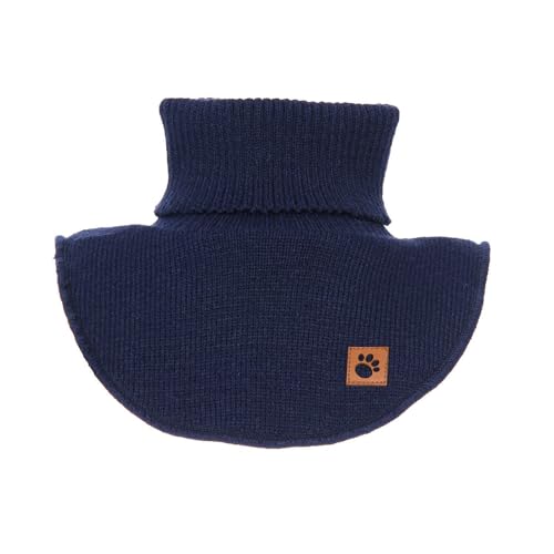 Generisch Kinder Jungen Mädchen Loopschal Rollkragen Schornstein Loop Sehr Warm Kragenpullover Winter Herbst Winterloopschal (Dunkelblau) von Generisch