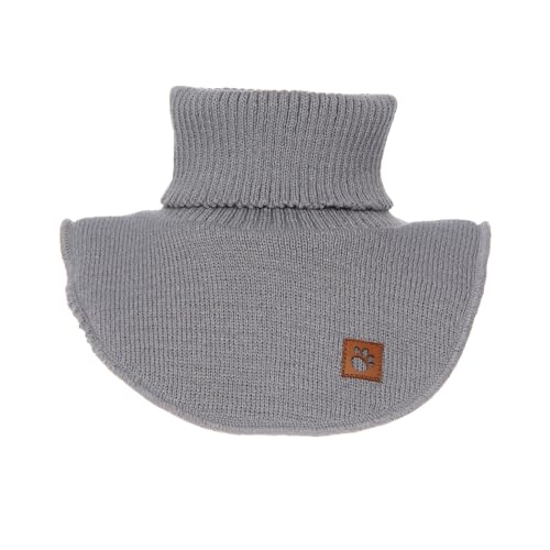 Generisch Kinder Jungen Mädchen Loopschal Rollkragen Schornstein Loop Sehr Warm Kragenpullover Winter Herbst Winterloopschal (Hellgrau) von Generisch