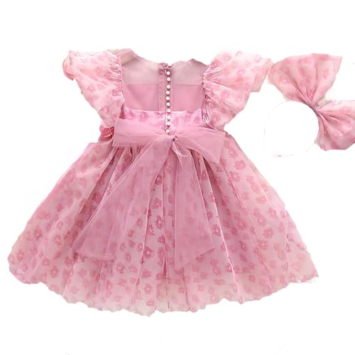 Generisch Kinder Kleinkind Baby Mädchen Babystrampler Halloween Kleid Schleife Langarm Kürbis Fledermaus Print Tutu Spitze Kleid Karneval Outfit Kleidung Pumpkin Cosplay Party Kürbiskostüm von Generisch