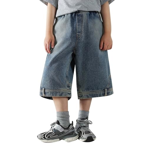 Generisch Kinder Shorts Jungen Jeans Sommer Kurze Hose Leicht Jeanshose Atmungsaktive Short mit Elastischem Bund Baggy Mode Outdoor Kurzehose Baggy Streetwear Sommerhose für Jungen 4-13 Jahre Generisch Kinder Shorts Jungen Jeans Sommer Kurze Hose Leicht Jeanshose Atmungsaktive Short mit Elastischem Bund Baggy Mode Outdoor Kurzehose Baggy Streetwear Sommerhose für Jungen 4-13 Jahre von Generisch