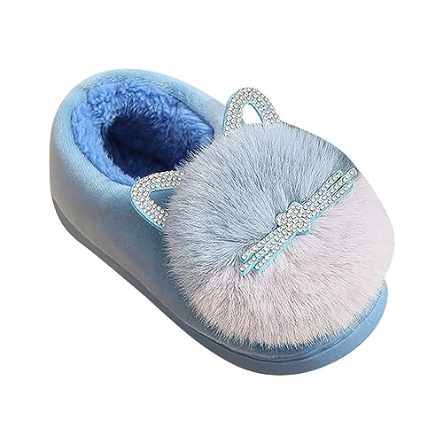 Generisch Kinder Slippers Mädchen Hausschuhe Winter Kids-Winterhausschuhe mit kuscheligem Fleece-Futter Atmungsaktiv & bequem Kuschelig & Warm Supersoft Kinder-Winterpantoffeln Kinderschuhe von Generisch