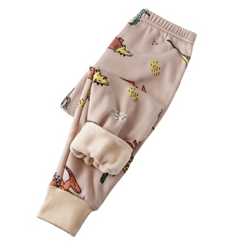Kinder Thermohose Gefütterte Hose Winterhose Kuschel Jogginghose Elastische Taille Thermo Leggings Sporthose Warme Winter Bequem Softshell Hosen für Jungen und Mädchen 1-9 Jahre von Generisch