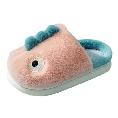 Generisch Kinder Winter Warme Hause Warme Hausschuhe 3D Cartoon Meng Meng Anmial Kinder Hause Hausschuhe (24 Toddler) von Generisch