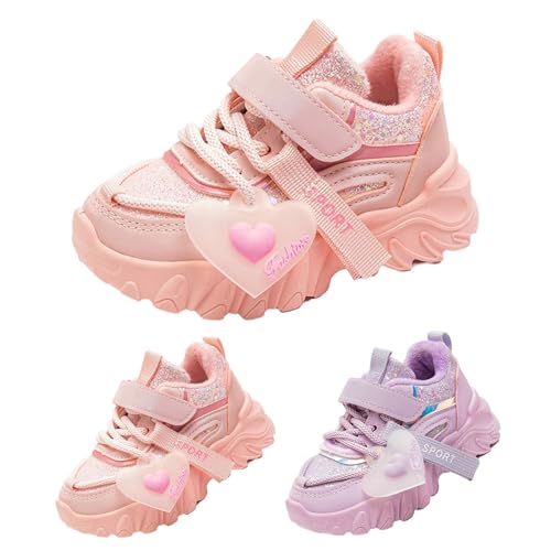 Generisch Kinder Winterstiefel Schneestiefel Warmfutter Sportschuhe Mädchen Turnschuhe Sneaker Leicht Laufschuhe Bequem Kinderschuhe Freizeitschuhe Joggingschuhe Outdoor Rutschfest Boots von Generisch