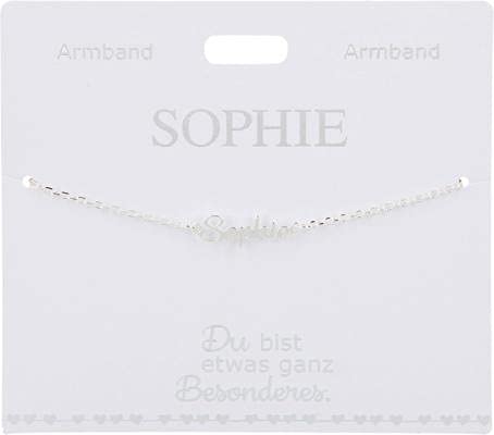 Generisch Kinderarmband - Versilbertes Armband mit Namen Sophie von Generisch