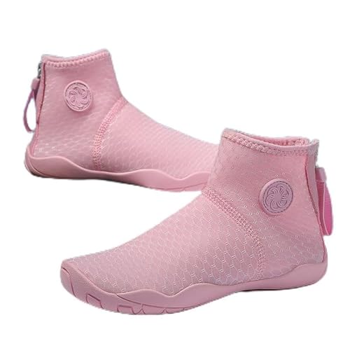 Generisch Kindern Outdoor Strand Stream Schuhe Tauchschuhe Ski Wasserschwimmschuhe Fitness Radsport Schuhe Fünffingerschuhe (Rosa,29) von Generisch
