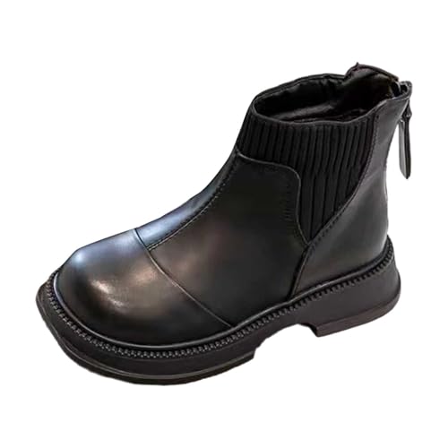 Generisch Kinderstiefel Stiefeletten Mädchen Schneestiefel Winterstiefel Winter Schneeschuhe Winterschuhe Kinderschuhe Reitstiefel Dicke Sohle Schuhe Herbststiefel von Generisch