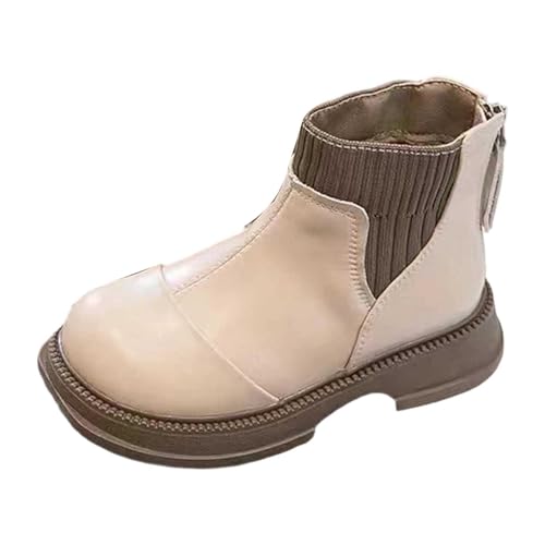 Generisch Kinderstiefel Stiefeletten Mädchen Schneestiefel Winterstiefel Winter Schneeschuhe Winterschuhe Kinderschuhe Reitstiefel Dicke Sohle Schuhe Herbststiefel von Generisch