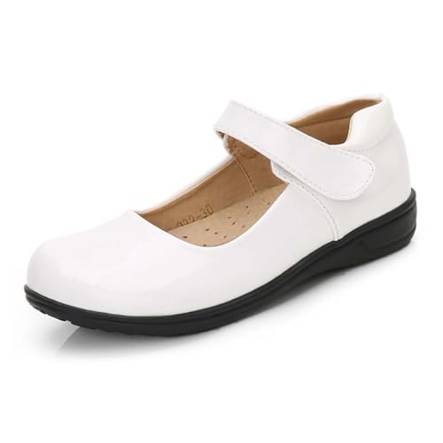 Generisch Klassische Mary-Jane-Schuhe für Mädchen Flache Schuhe Schulschuhe von Generisch