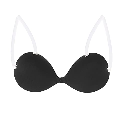 Generisch Klebe BH Push Up Pads Trägerloser BH Rückenfrei Sticky Bra Haut Freundlich Unsichtbarer Für Rückenfreies Kleid Große Brust Nipple Cover Wiederverwendbare Unsichtbar Silikon Selbstklebend von Generisch