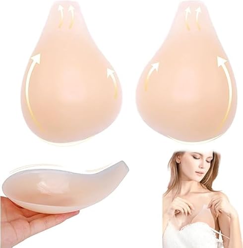Generisch Klebe BH Push up BH Rückenfrei，Wiederverwendbare Klebe BH Push Up Invisible Bra - TräGerloser Silikon Selbstklebender BH passt für Den Alltag, Badebekleidung, Hochzeitskleider. von Generisch