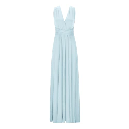 Generisch Kleider Abendkleider, Damen Multiway Kleid Lange Elegant Infinitykleid - Multiway Wickelkleid Sexy Brautjungfernkleider Mit Schnürung Partykleid Festlichkleid Rückenfreies Abendkleid von Generisch