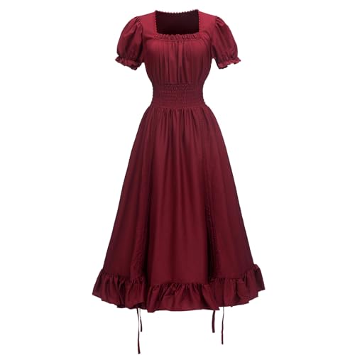 Generisch Kleider Halloween Blitzangebote, Trachtenmieder Damen Trachtenkleid Damen Elegant Viktorianisch Ballkleider Lang Prinzessin Mittelalter Kleid Damen Lang Gothic Dress Abendkleid üBergrößE Generisch Kleider Halloween Blitzangebote, Trachtenmieder Damen Trachtenkleid Damen Elegant Viktorianisch Ballkleider Lang Prinzessin Mittelalter Kleid Damen Lang Gothic Dress Abendkleid üBergrößE von Generisch