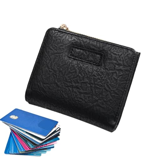Generisch Kleine Damen-Geldbörse,Damen-Geldbörse | Bifold-Geldbörse mit Reißverschluss | Stilvoller Clutch-Organizer mit Reißverschluss, großes Fassungsvermögen von Generisch