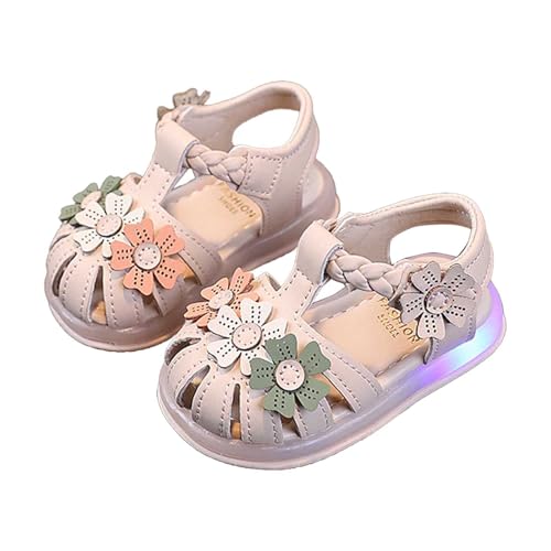 Generisch Kleinkind Mädchen Sandalen Casual Peeptoes sandalen täglichen Sommer Strandschuhe Blumen Freien Outdoorschuhe Strapazierfähige Sandalen Mädchen von Generisch