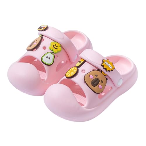 Generisch Kleinkind Mädchen Sandalen Niedlich Rutschfest Strandschuhe Casual Breite Füße Outdoorschuhe Bequem Barfuss Strandschuhe Strapazierfähige Sandalen Mädchen von Generisch