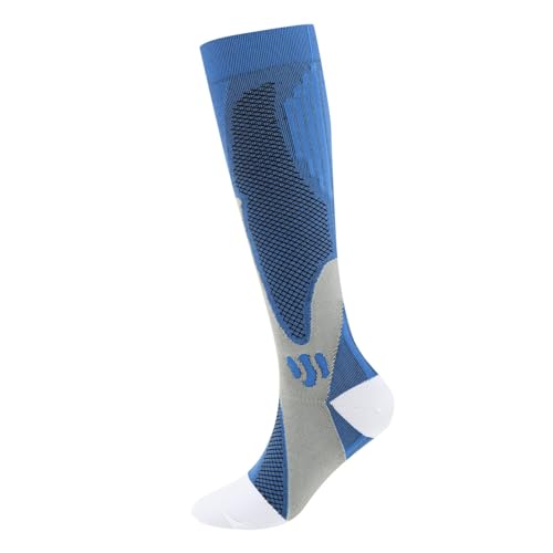 Generisch Kompressionssocken Damen Laufen Kompressionsstrümpfe Herren Sport Knie Sommer Stützstrümpfe Kniestrümpfe Compression Socks Women Fussball Radsport Socken Sportsocken Unisex Laufsocken von Generisch
