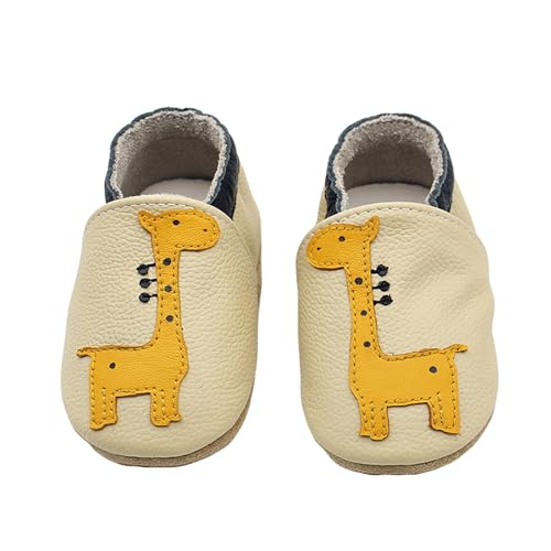 Generisch Krabbelschuhe Baby Jungen Mädchen Lauflernschuhe Baby Weicher Leder Babyhausschuhe Kleinkind Babyschuhe. von Generisch
