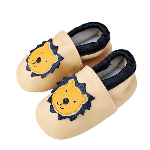 Generisch Krabbelschuhe Baby Jungen Mädchen Lauflernschuhe Baby Weicher Leder Babyhausschuhe Kleinkind Babyschuhe. von Generisch