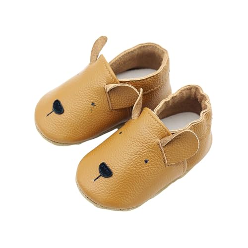 Generisch Krabbelschuhe Baby Jungen Mädchen Lauflernschuhe Baby Weicher Leder Babyhausschuhe Kleinkind Babyschuhe. von Generisch