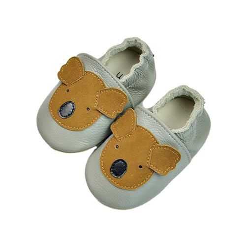 Generisch Krabbelschuhe Baby Jungen Mädchen Lauflernschuhe Baby Weicher Leder Babyhausschuhe Kleinkind Babyschuhe. von Generisch