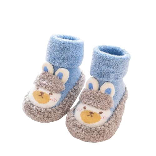 Generisch Krabbelschuhe Kinder, Lauflernschuhe Kinderhausschuhe Rutschfeste Lauflerner Schuhe Kleinkind Weicher Stricken Hausschuhe Leichte Slip-on Turnschuhe Weiche Sohle Haussocken von Generisch