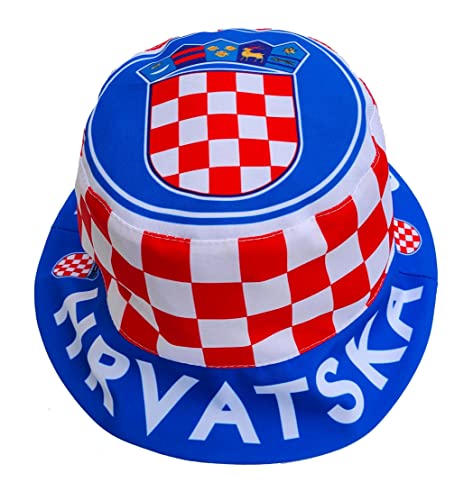 Generisch Kroatien/Croatia/Hrvatska Sonnenhut, Fischerhut, Anglerhut, Fan-Hut von Catry