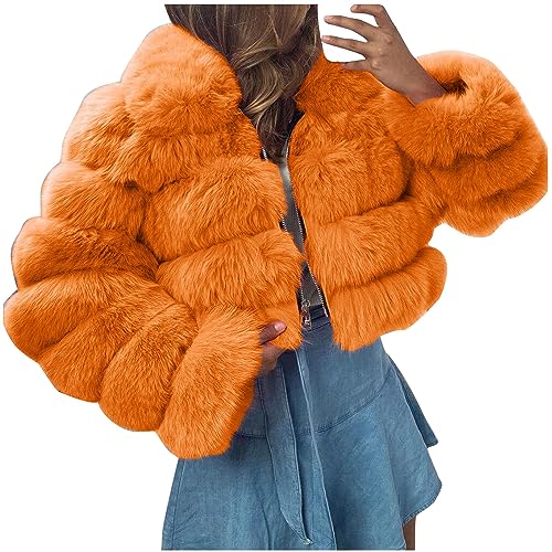 Generisch Kunstpelze Fellmantel Damen Pelzmantel Kurz Felljacke Einfarbig Jacke Faux Pelz Mantel Flauschig Dicker Winterjacke Mode Outwear Winter Oberbekleidung Warme Wintermantel Generisch Kunstpelze Fellmantel Damen Pelzmantel Kurz Felljacke Einfarbig Jacke Faux Pelz Mantel Flauschig Dicker Winterjacke Mode Outwear Winter Oberbekleidung Warme Wintermantel von Generisch