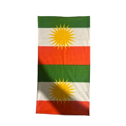 Generisch Kurdistan Flagge - Schal/Scarf/Multifunktionstuch/Schlauchtuch (Typ B) von Generisch