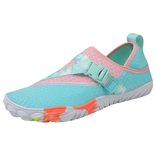 Generisch Kurze Gummistiefel Damen Wasserfeste Stiefel Schuh Erholungsschuhe für Herren,Atmungsaktiv,Leicht,Rutschfest,Laufschuhe Schuhe Herren La Trainer 42 (Pink,41) von Generisch