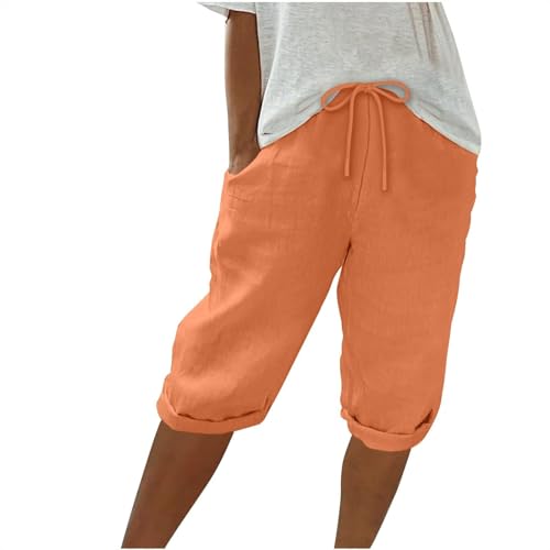 Generisch Kurze Hose Damen,Sommerhose,Bermuda Shorts Damen Leinenhose Hosen Leicht Und Luftig Leinenhose Locker Strandhose Mit Kordelzug Casual Pants Hohe Taille Freizeithose,Leinenhose Generisch Kurze Hose Damen,Sommerhose,Bermuda Shorts Damen Leinenhose Hosen Leicht Und Luftig Leinenhose Locker Strandhose Mit Kordelzug Casual Pants Hohe Taille Freizeithose,Leinenhose von Generisch