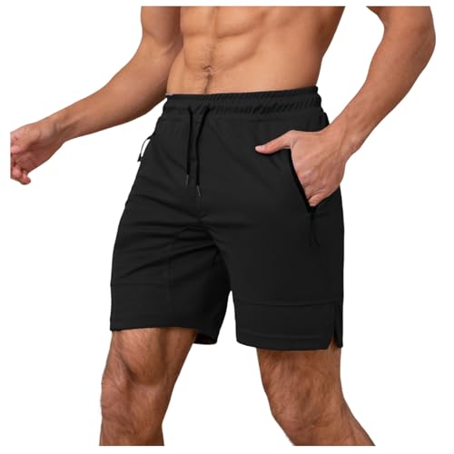 Generisch Kurze Hosen Herren,Herren-Arbeitshose kurz Trainingshose Sport Fitness kurz Sommerhose Männer Leichte Wandershorts Männer Cargo Arbeitsshorts Sweathose Joggers Streetwear von Generisch