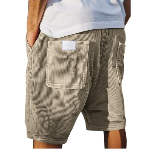 Generisch Kurze Hosen Herren Cord Shorts mit Multi Taschen Freizeithose Elastischem Bund Kurze Cordhose Jogging Bermuda Jogginghose Kurz Sommer Herrenshorts kurz Männer Einfarbiges Sommershorts Generisch Kurze Hosen Herren Cord Shorts mit Multi Taschen Freizeithose Elastischem Bund Kurze Cordhose Jogging Bermuda Jogginghose Kurz Sommer Herrenshorts kurz Männer Einfarbiges Sommershorts von Generisch
