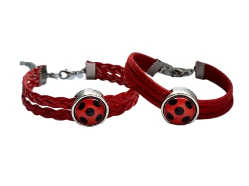 Generisch Ladybug Marienkäfer Armband für Kinder (Wildleder Glitzer) von Generisch