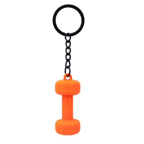 Generisch Langhantel-Schlüsselanhänger, Fitness-Schlüsselanhänger-Wundervoller Schlüsselanhänger - Damen-Schlüsselanhänger, Übungsanhänger, exquisites Design für Schlüssel, Taschen von Generisch