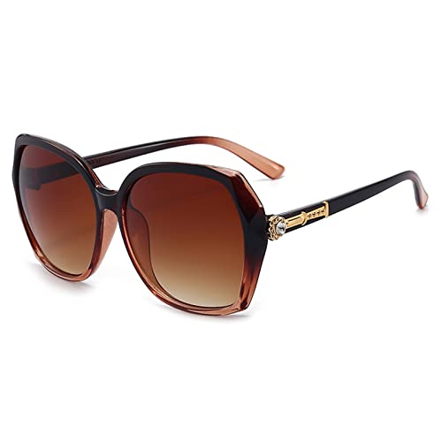 Generisch Large Square Frame Woman Driving Sunglasses Commuter Trend UV400 Sunglasses Gift(C) von Generisch